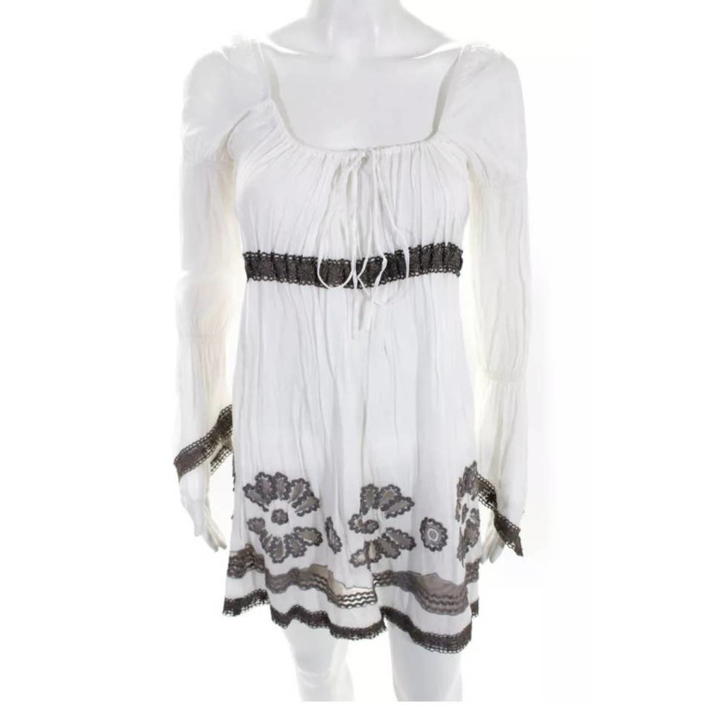 Alessandra N Bell Sleeve  Embroidered